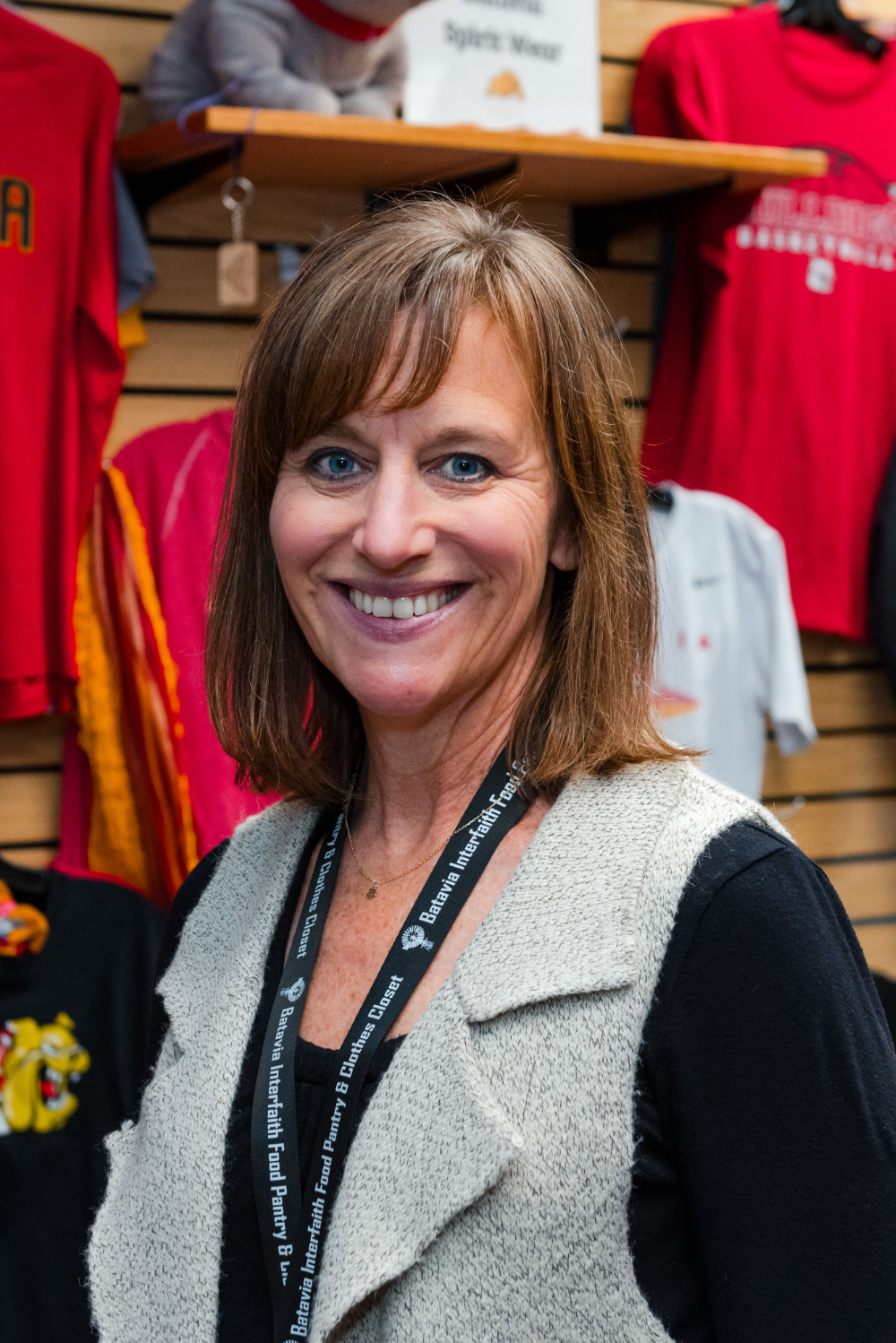 Jen Meiring, Director of the Batavia Interfaith Clothes Closet